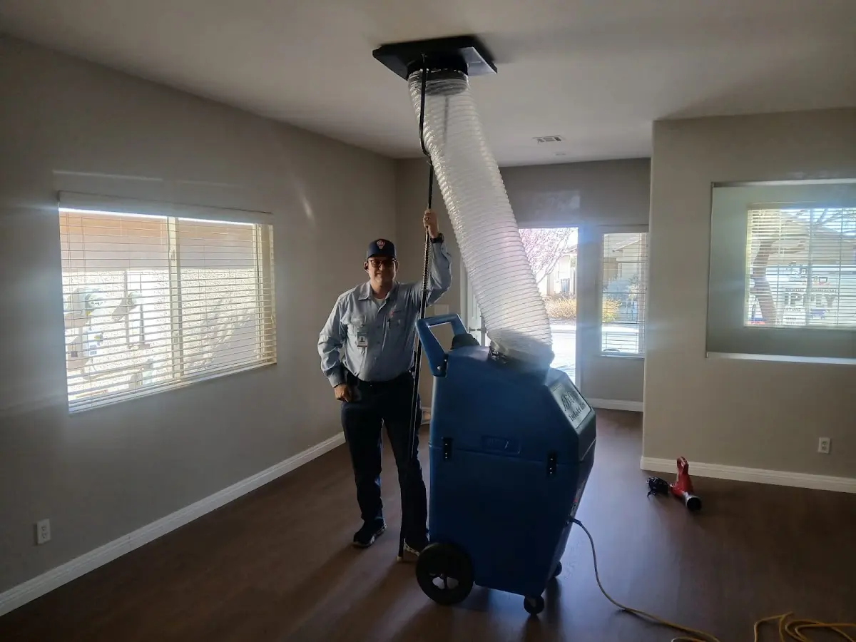 Professional Dryer Vent Cleaning work inside a Baldwin home